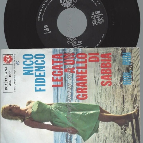 7"  Nico Fidenco  Legata A Un Granello Di Sabbia