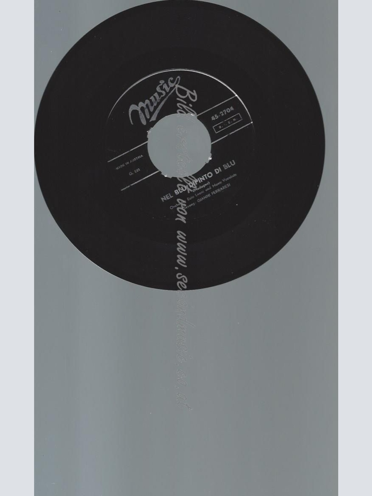 7"    Gianni Ferraresi – Nel Blu Dipinto Di Blu  // AT