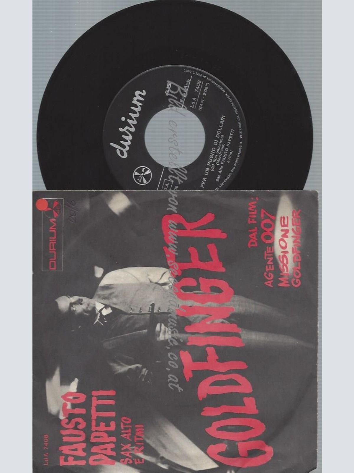 7"   Fausto Papetti  Goldfinger