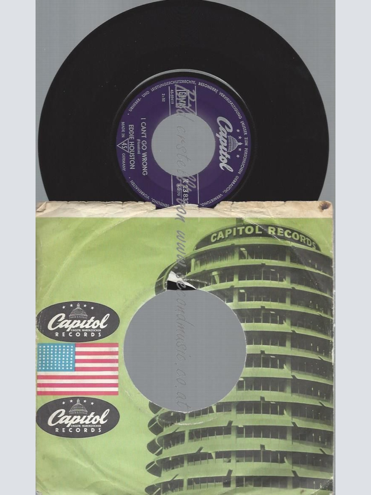 7"   Eddie Houston  I Can't Go Wrong