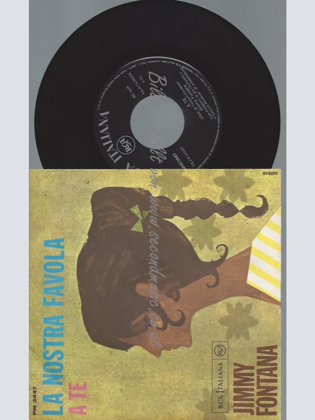 7"  Jimmy Fontana – La Nostra Favola