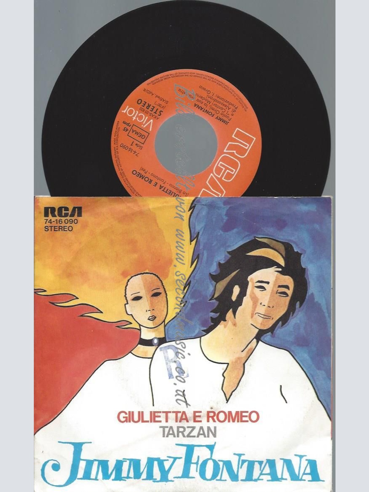 7"   Jimmy Fontana – Giulietta E Romeo