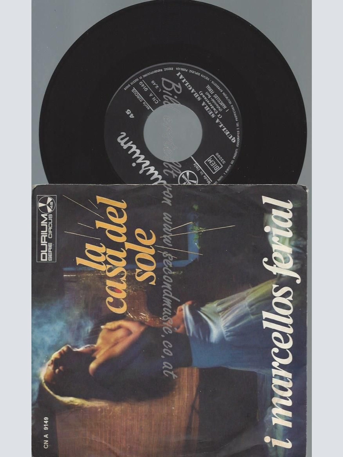 7"    I Marcellos Ferial  La Casa Del Sole //House of the rising sun