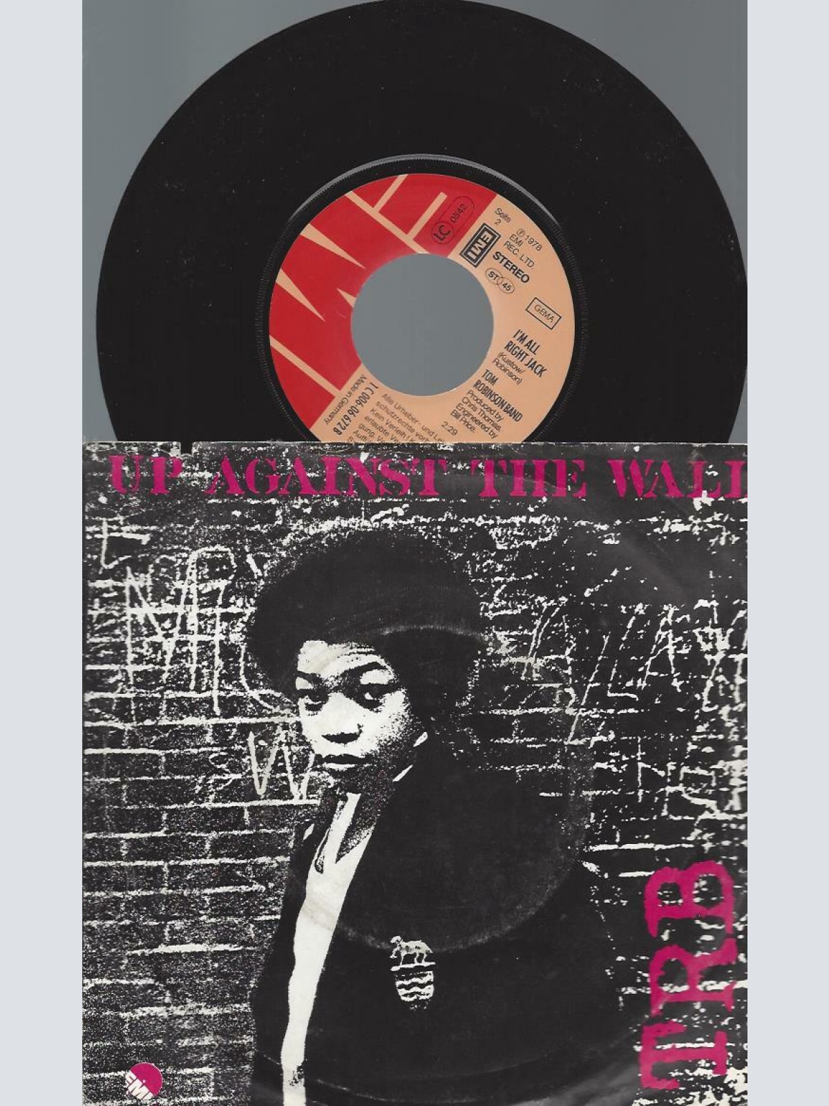 7"  TRB – Up Against The Wall