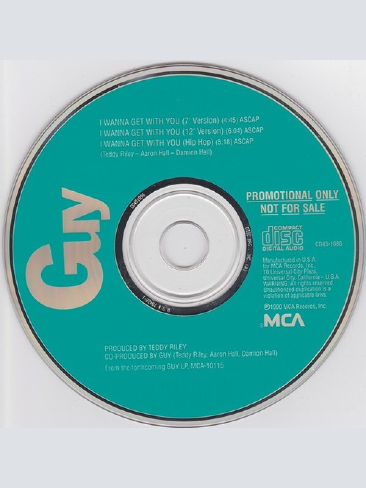 CD, Single, Promo Guy - I Wanna Get With U