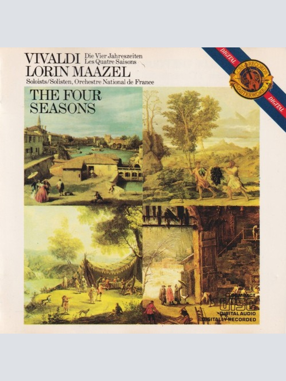 CD Antonio Vivaldi, Orchestre National De France, Lorin Maazel - The Four Sea...
