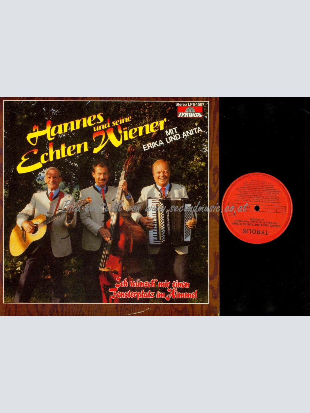 LP--  Hannes und seine Echten Wiener -- Ich wünsch mir einen Fensterplatz /   NM