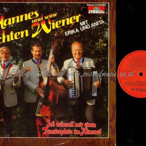 LP--  Hannes und seine Echten Wiener -- Ich wünsch mir einen Fensterplatz /   NM