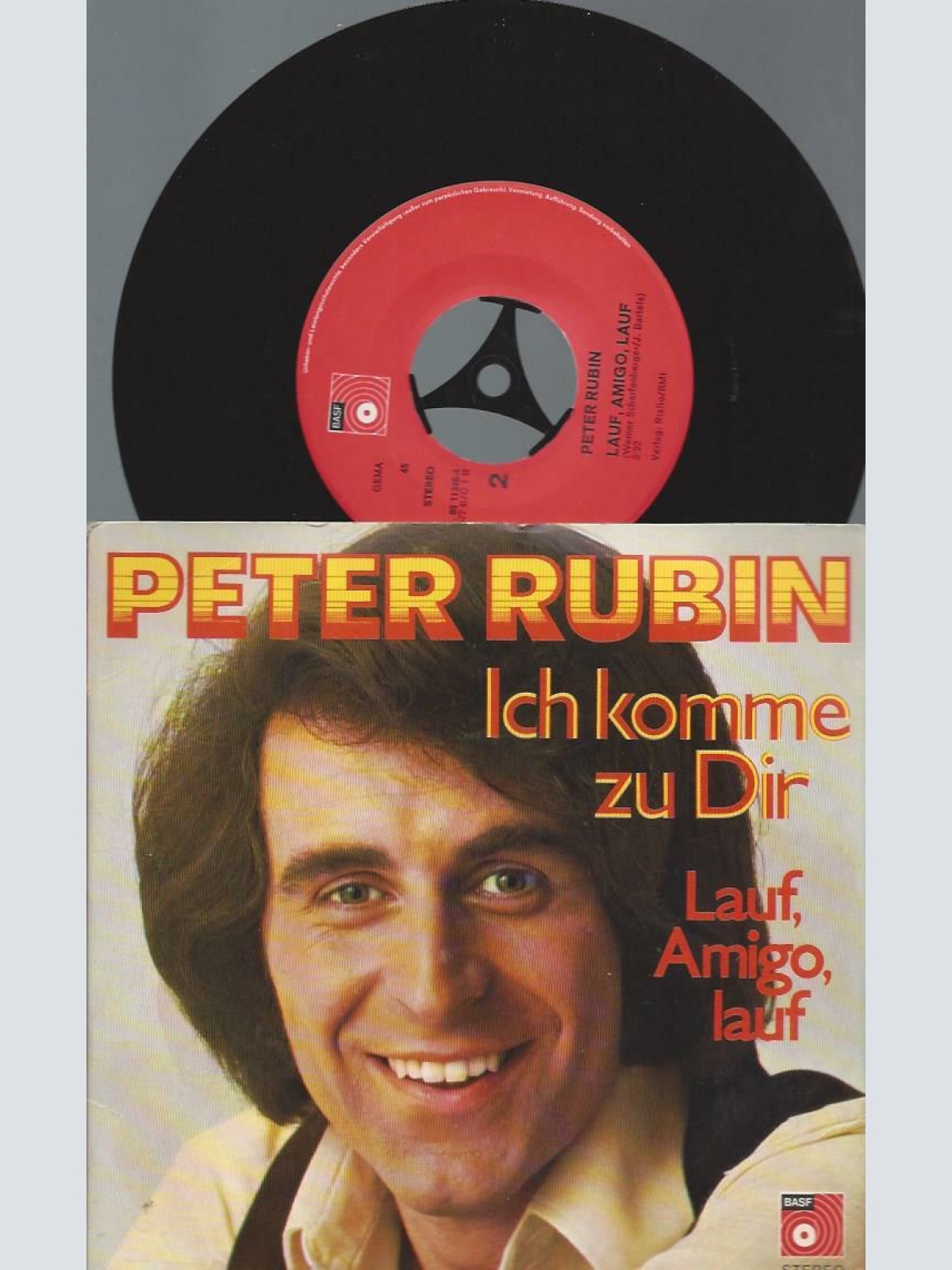 7" Peter Rubin – Ich Komme Zu Dir