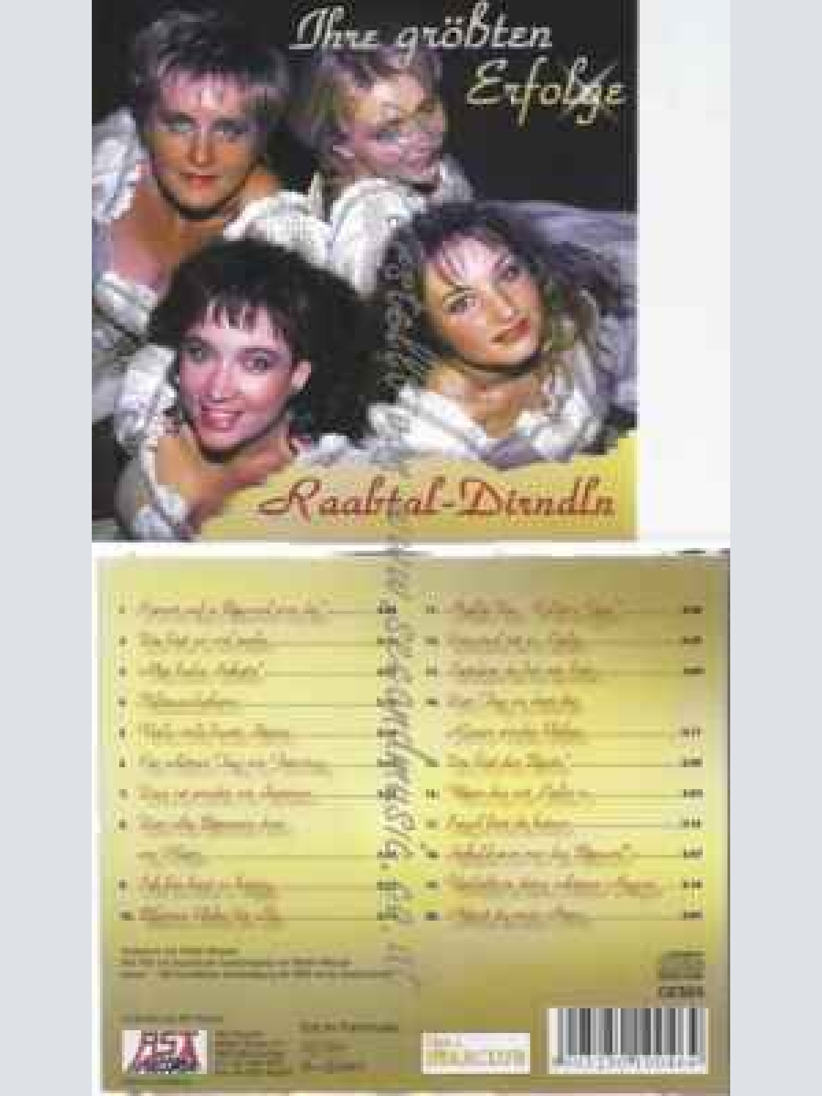 CD--RAABTAL DIRNDLN--IHRE GRÖSSTEN ERFOLGE