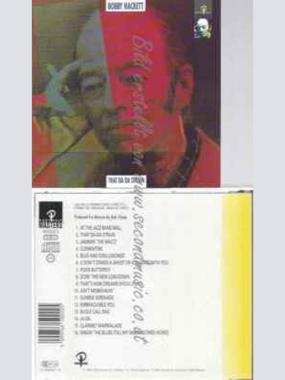 CD--BOBBY HACKETT--THAT DA DA STRAIN