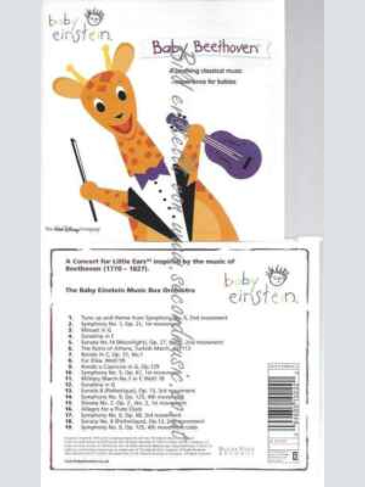 CD--BABY EINSTEIN--: BEETHOVEN (BERUHIGENDE MUSIK FÜR BABYS)