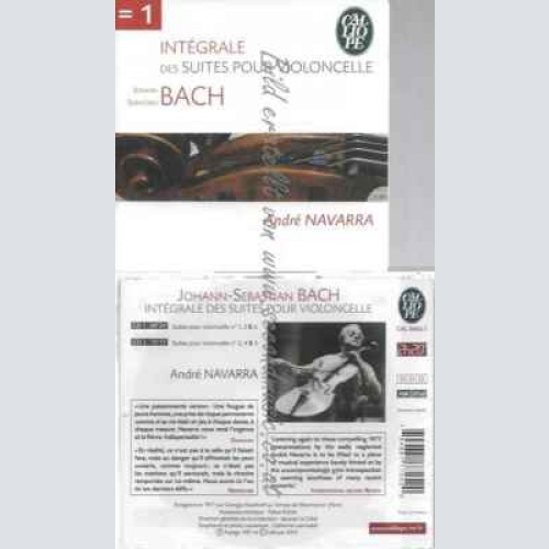 CD--NAVARRA,ANDRÉ  --SÄMTLICHE SUITEN FÜR CELLO SOLO