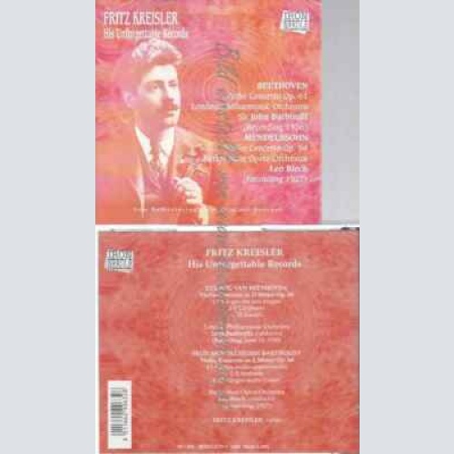 CD--KREISLER,FRITZ, ..., ET AL.--HIS UNFORGETTABLE RECORDS