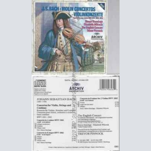 CD--STANDAGE, WILCOCK, ET AL.--VIOLINKONZERTE BWV -