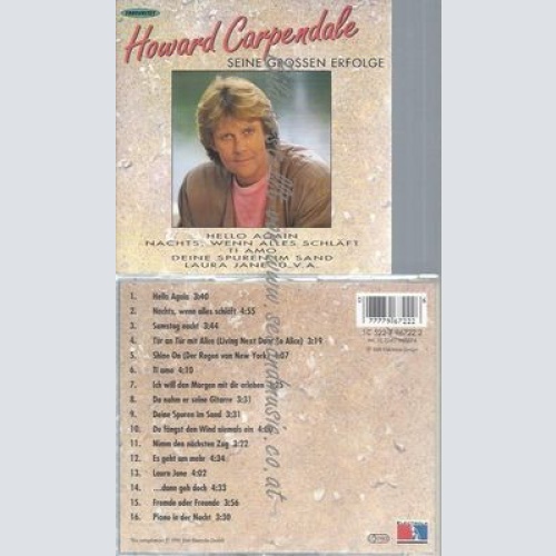CD--HOWARD CARPENDALE--SEINE GROSSEN ERFOLGE