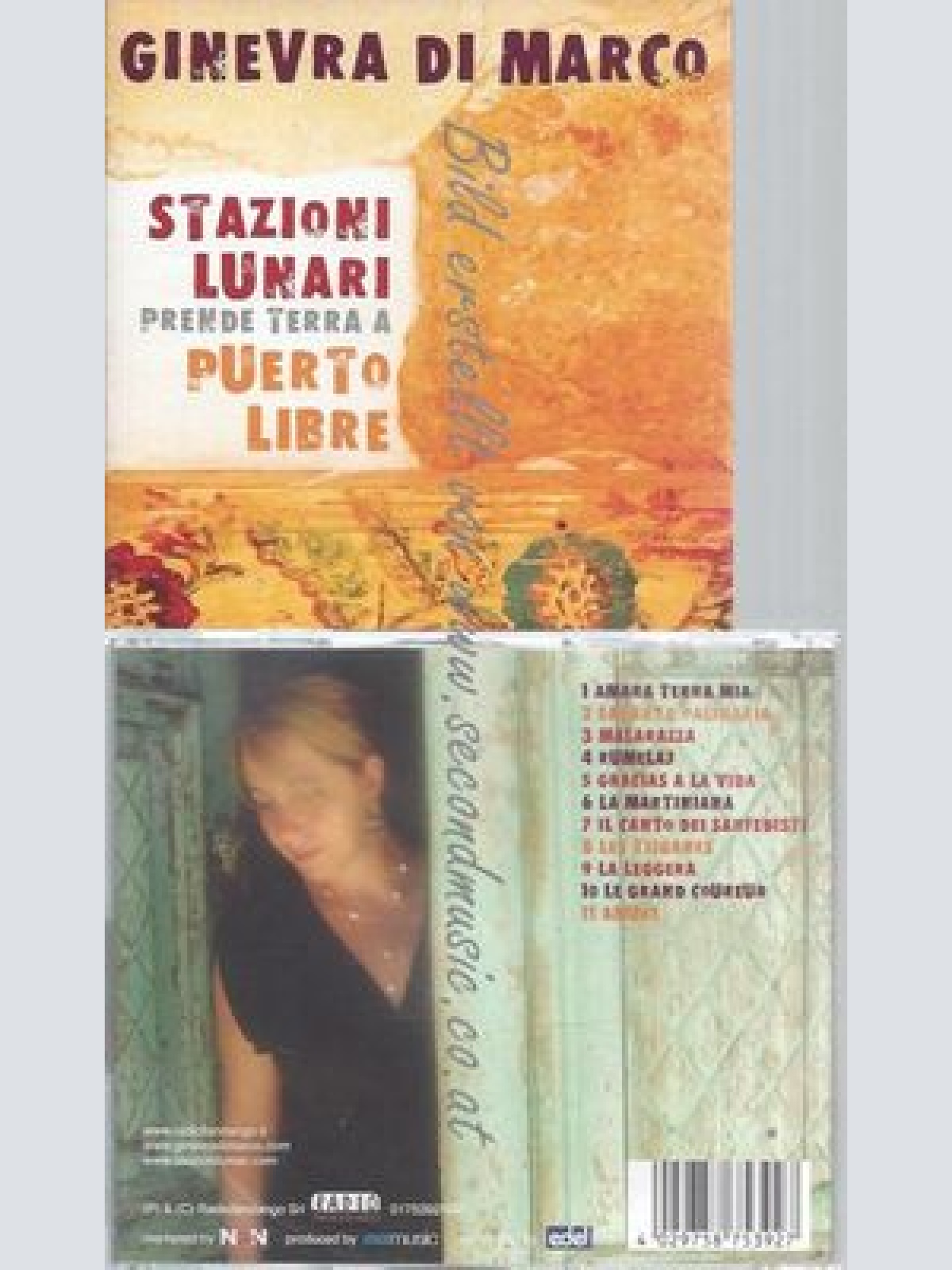 CD--GINEVRA DI MARCO--STAZIONI LUNARI PRENDE TERRA A PUERTO LIBRE