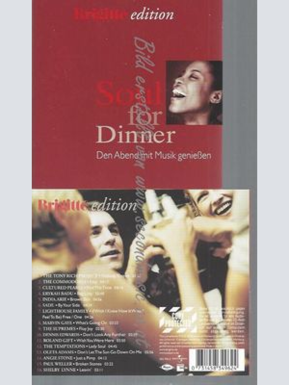 CD--VARIOUS--BRIGITTE EDITION - SOUL FOR DINNER