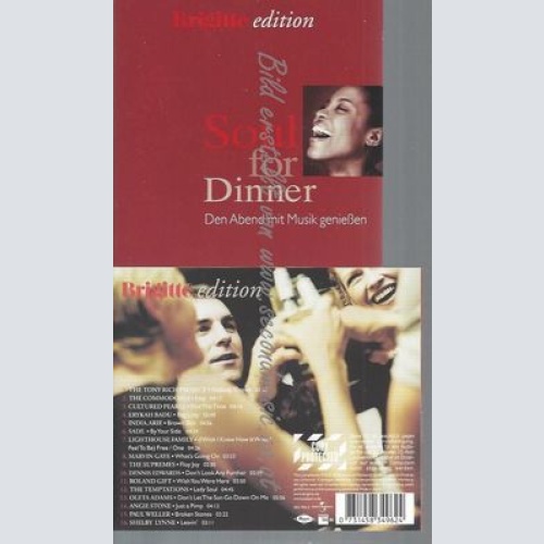 CD--VARIOUS--BRIGITTE EDITION - SOUL FOR DINNER