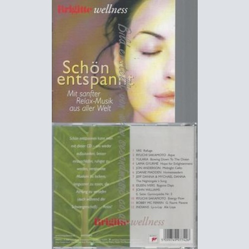 CD--VARIOUS UND VARIOUS--BRIGITTE WELLNESS - SCHÖN ENTSPANNT