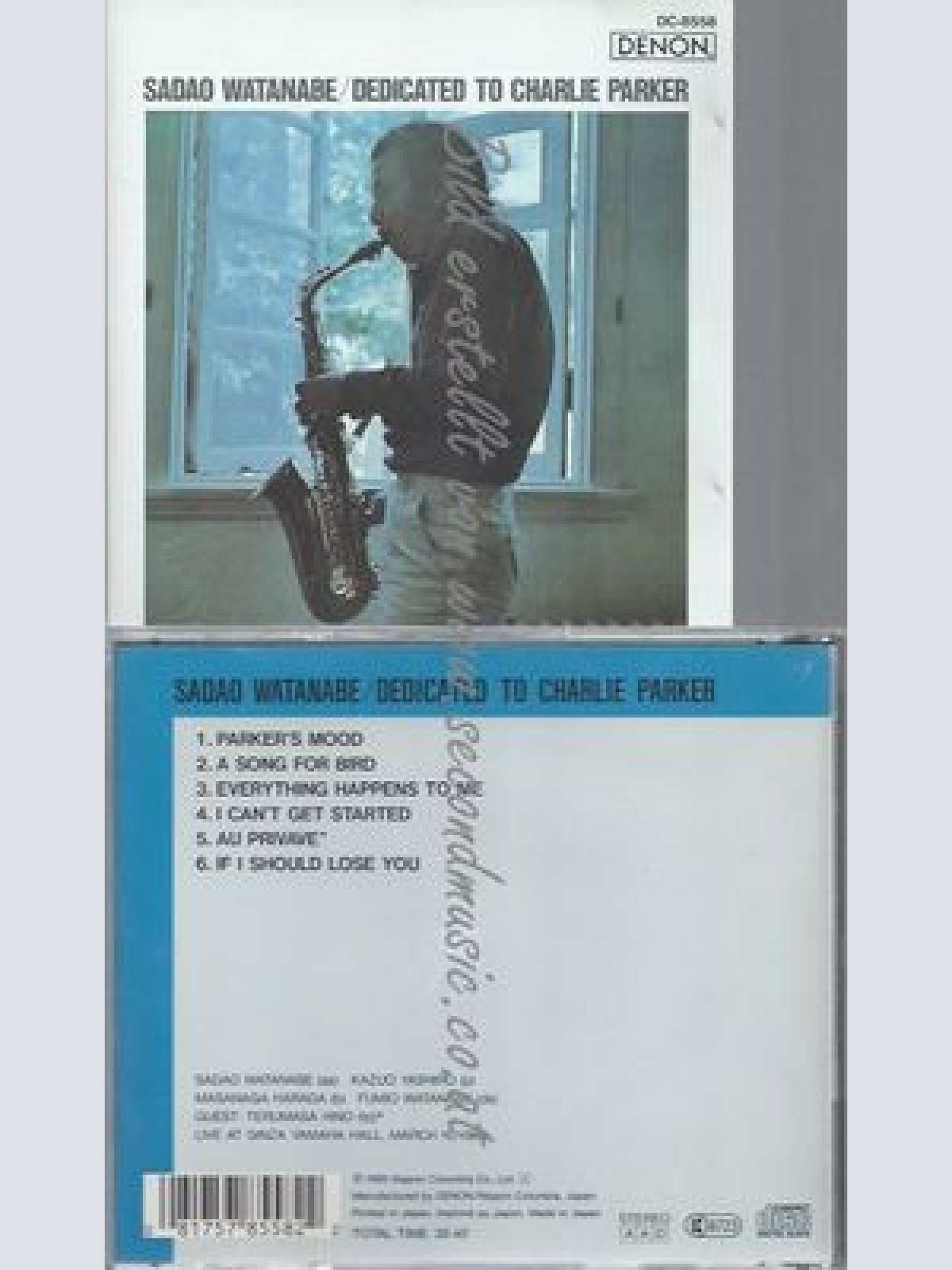 CD--TERUMASA HINO UND SADAO WATANABE--DEDICATED TO CHARLIE PARKER