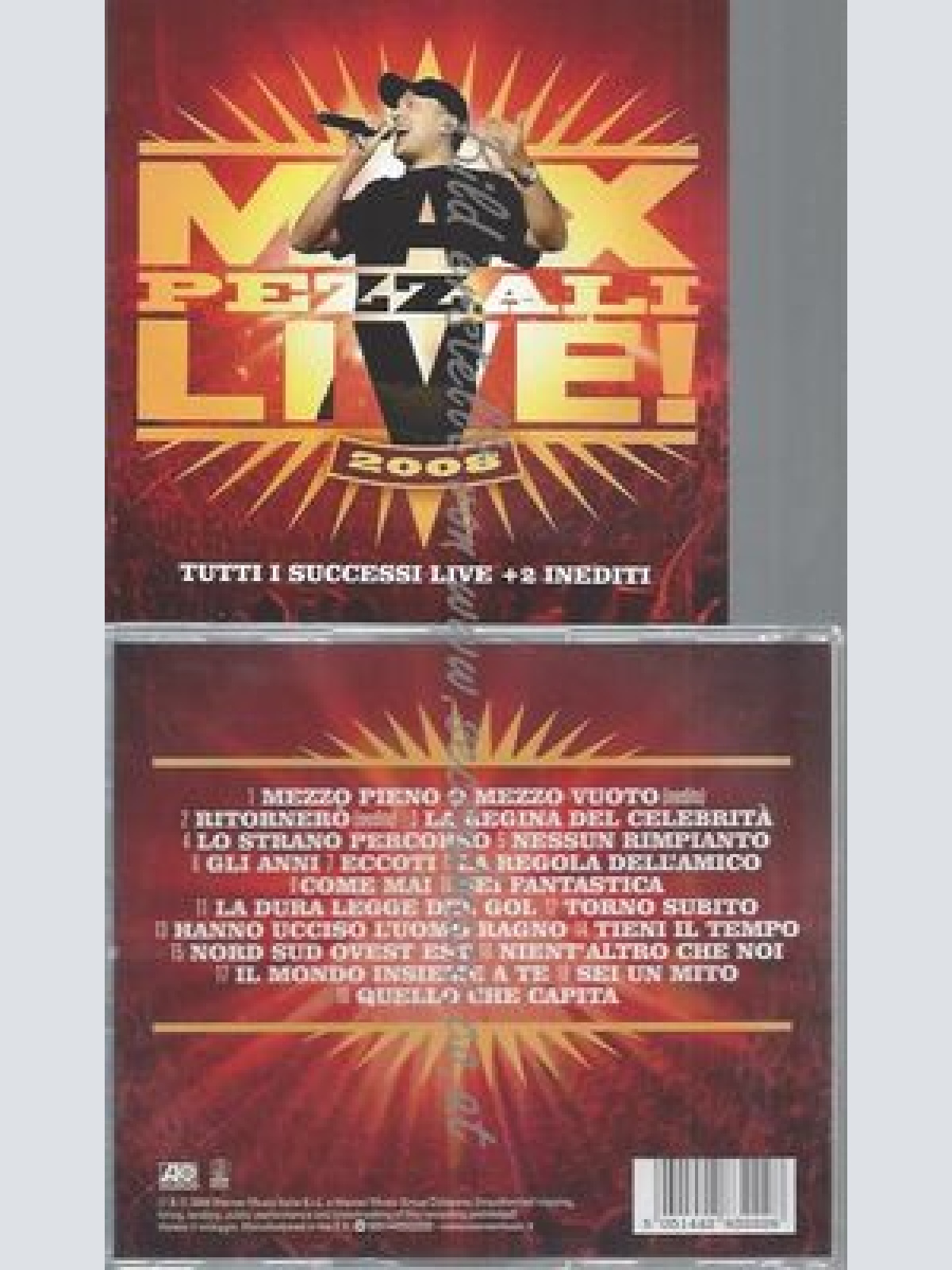 CD--MAX PEZZALI--MAX LIVE 2008