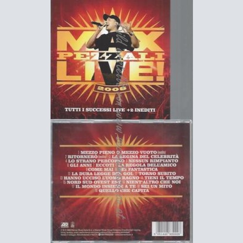 CD--MAX PEZZALI--MAX LIVE 2008
