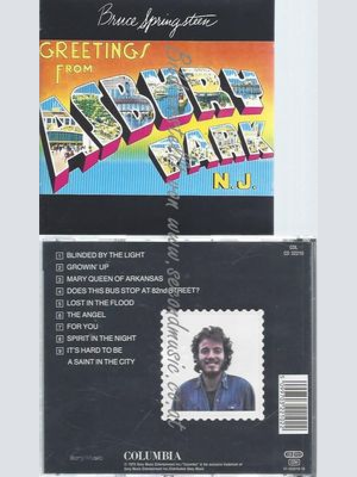 CD--BRUCE SPRINGSTEEN--GREETINGS FROM ASBURY PARK, N.J.