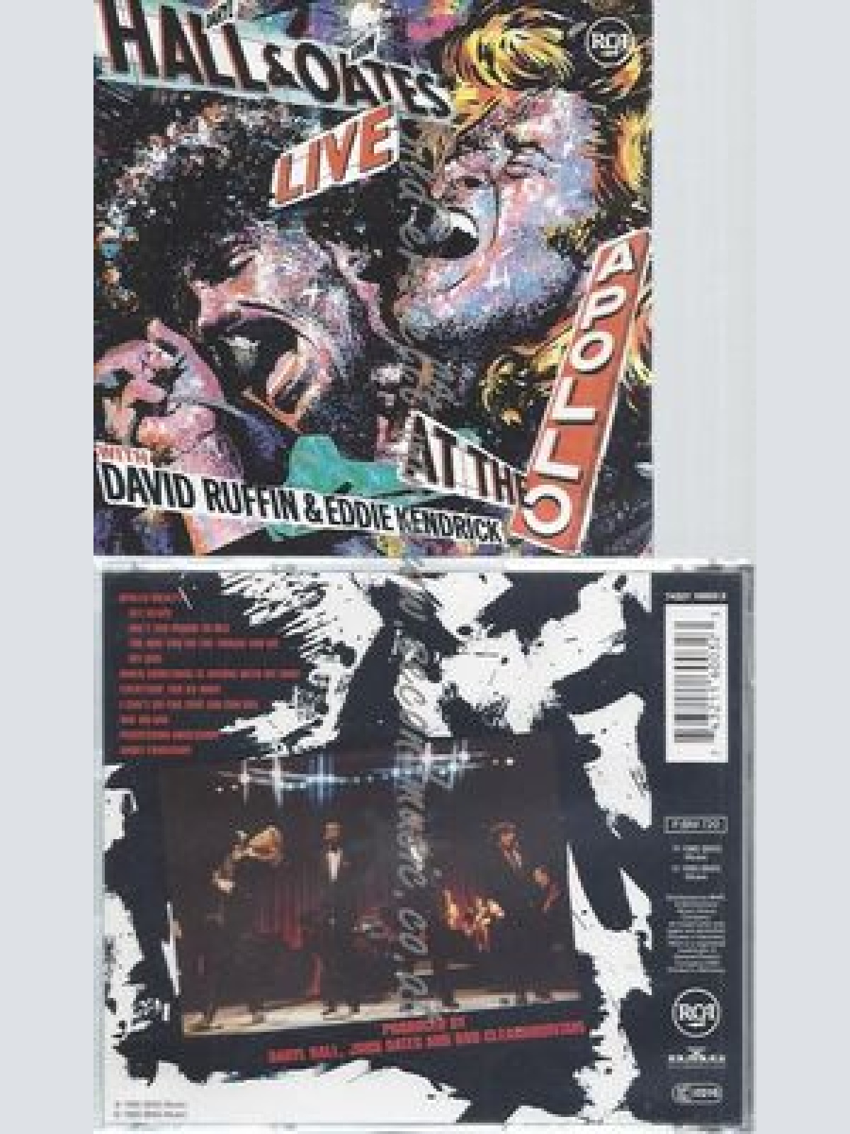 CD--HALL AND OATES--LIVE AT THE APOLLO