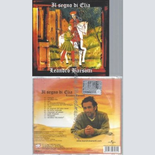 CD--BARSOTTI LEANDRO--IL SEGNO DI ELIA