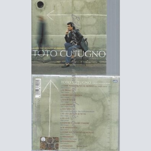 CD--TOTO CUTUGNO--COME NOI NESSUNO AL MONDO N V