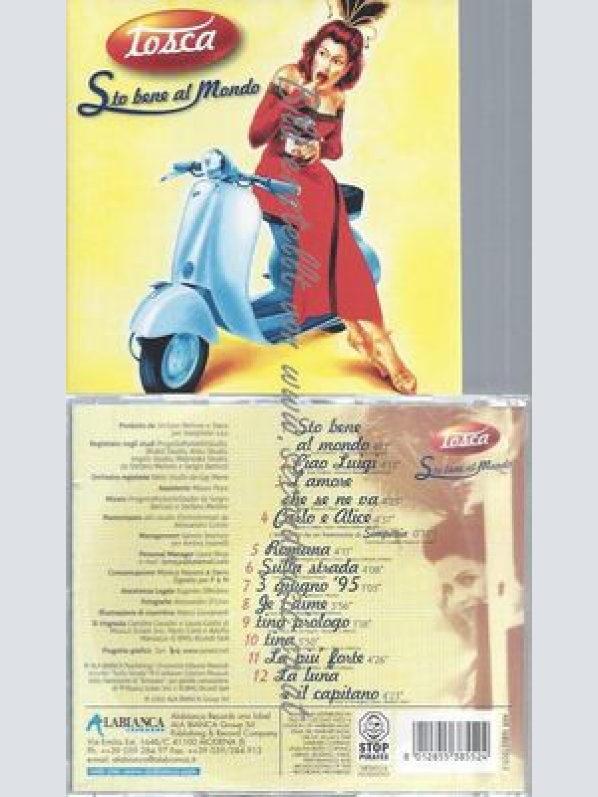 CD--TOSCA--STO BENE AL MONDO |