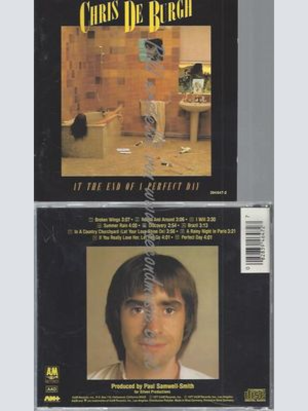 CD--CHRIS DE BURGH--AT THE END OF A PERFECT DAY