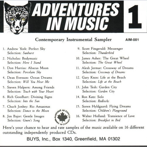 CD, Promo, Smplr Various - Contemporary Instrumental Sampler