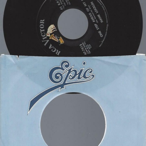 7"   Hank Locklin  One Step Ahead Of My Past