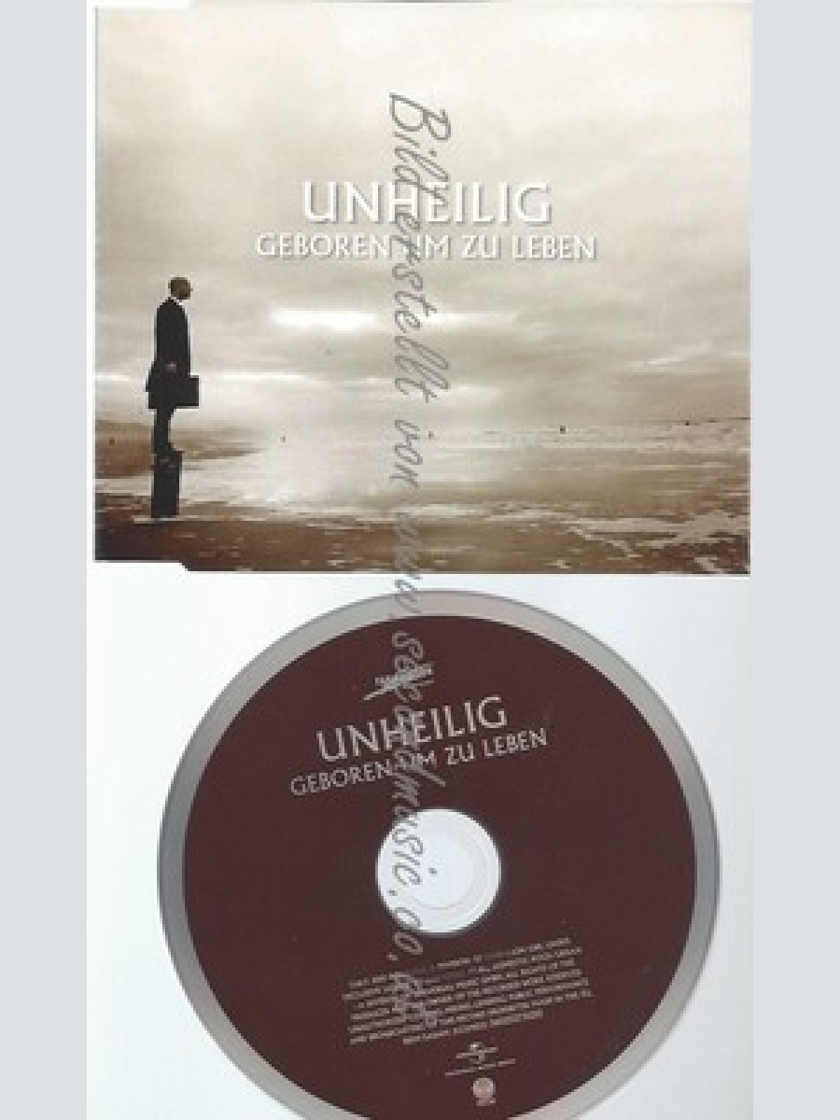 CD--UNHEILIG--GEBOREN UM ZU LEBEN -2-TRACK- | SINGLE