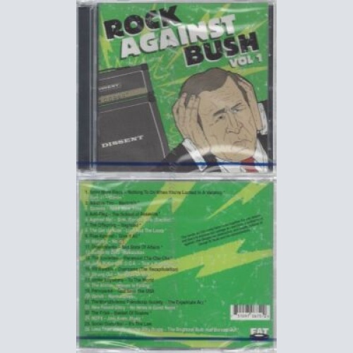 CD--NM-SEALED-VARIOUS -2004- - CD+DVD -- ROCK AGAINST BUSH VOL.1 -CD + DVD-