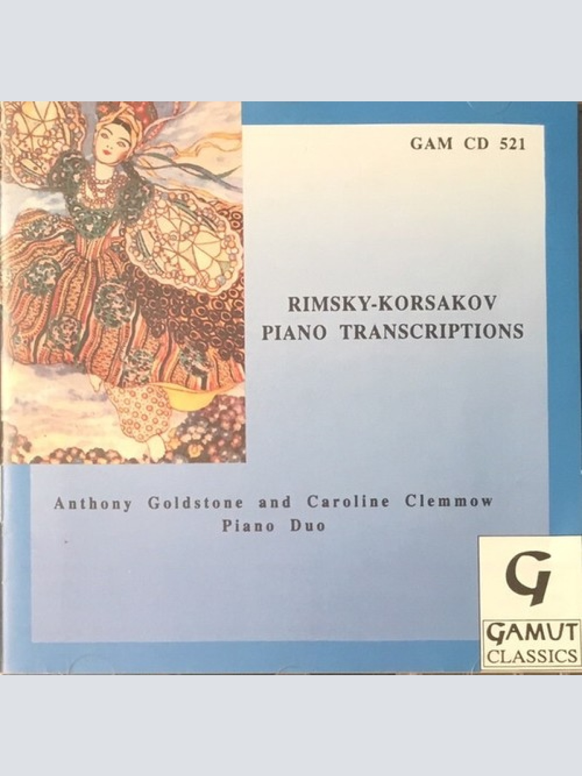 CD Nikolai Rimsky-Korsakov, Anthony Goldstone And Caroline Clemmow - Piano Tr...