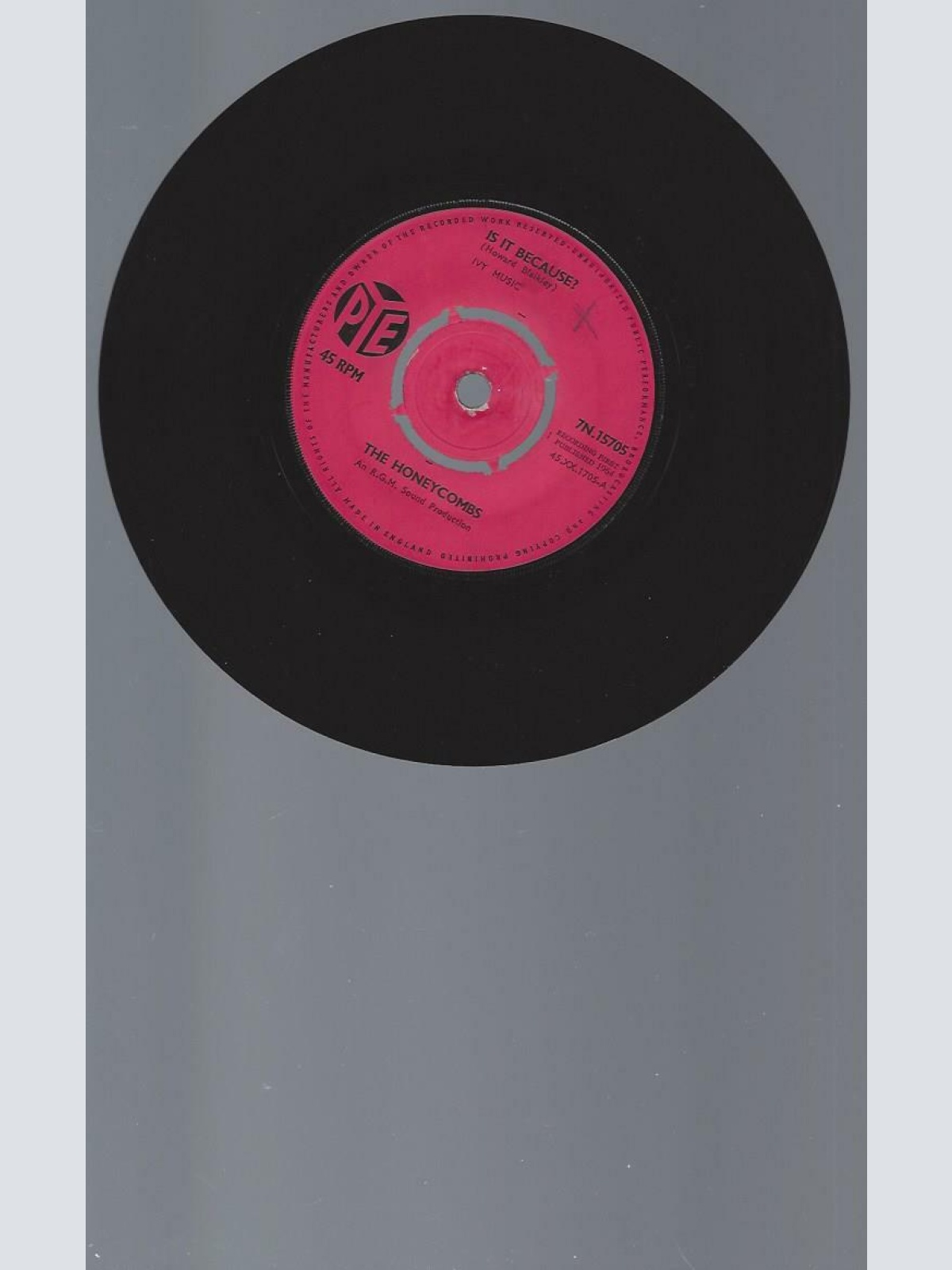 7"   The Honeycombs  Is It Because