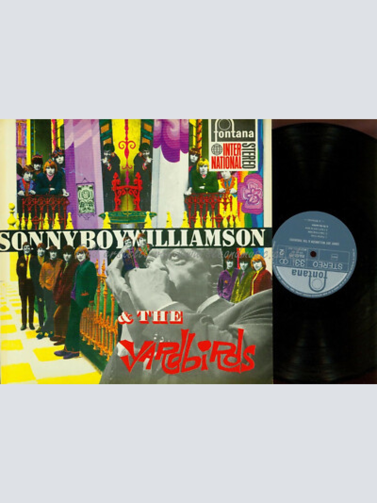 LP-- Sonny Boy Williamson & The Yardbirds //NL// 858025FPY /1967