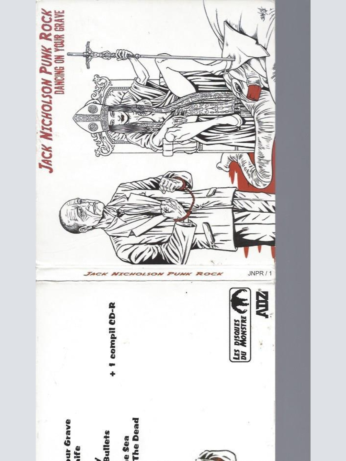 CD--JACK NICHOLSON PUNK ROCK DANCING ON YOUR GRAVE