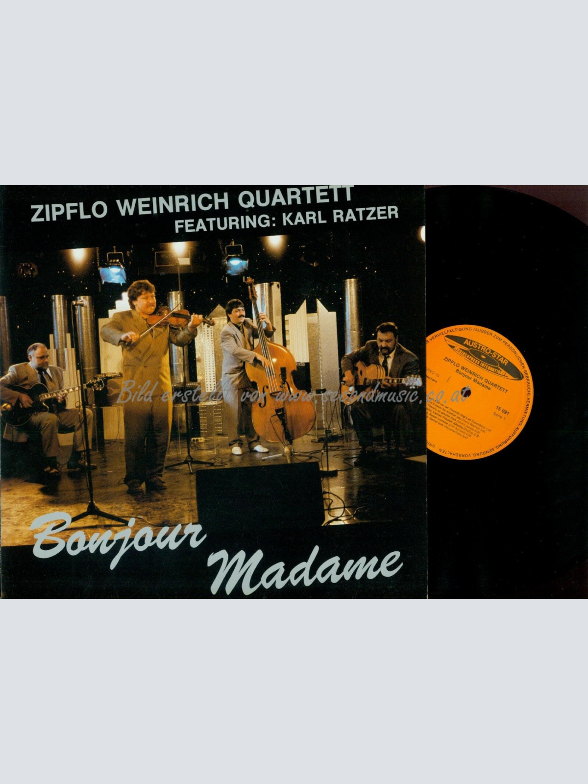 LP-- ZIPFLO WEINRICH QUARTETT FEATURING KARL RATZER BONJOUR MADAME