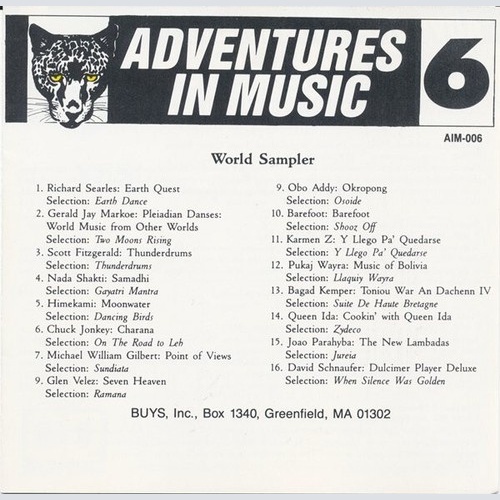 CD, Promo, Smplr Various - World Sampler