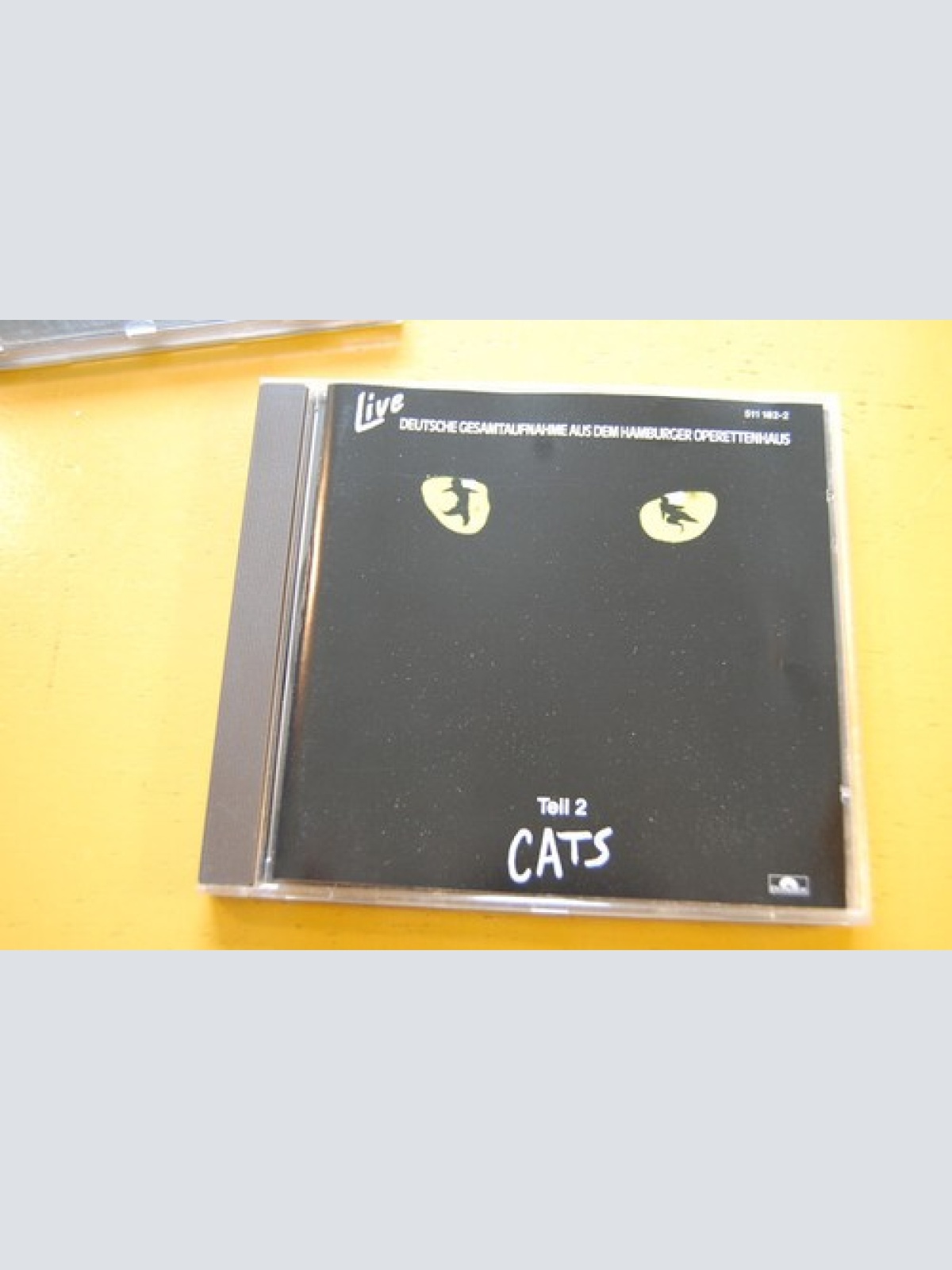 2xCD, Album Andrew Lloyd Webber - Cats (Live) - Deutsche Gesamtaufnahme Aus D...