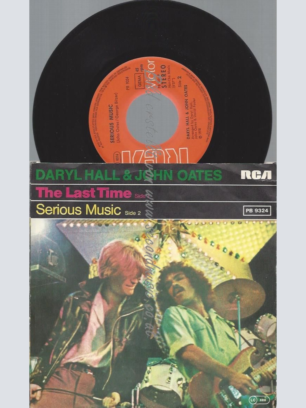 7"  Daryl Hall & John Oates  The Last Time
