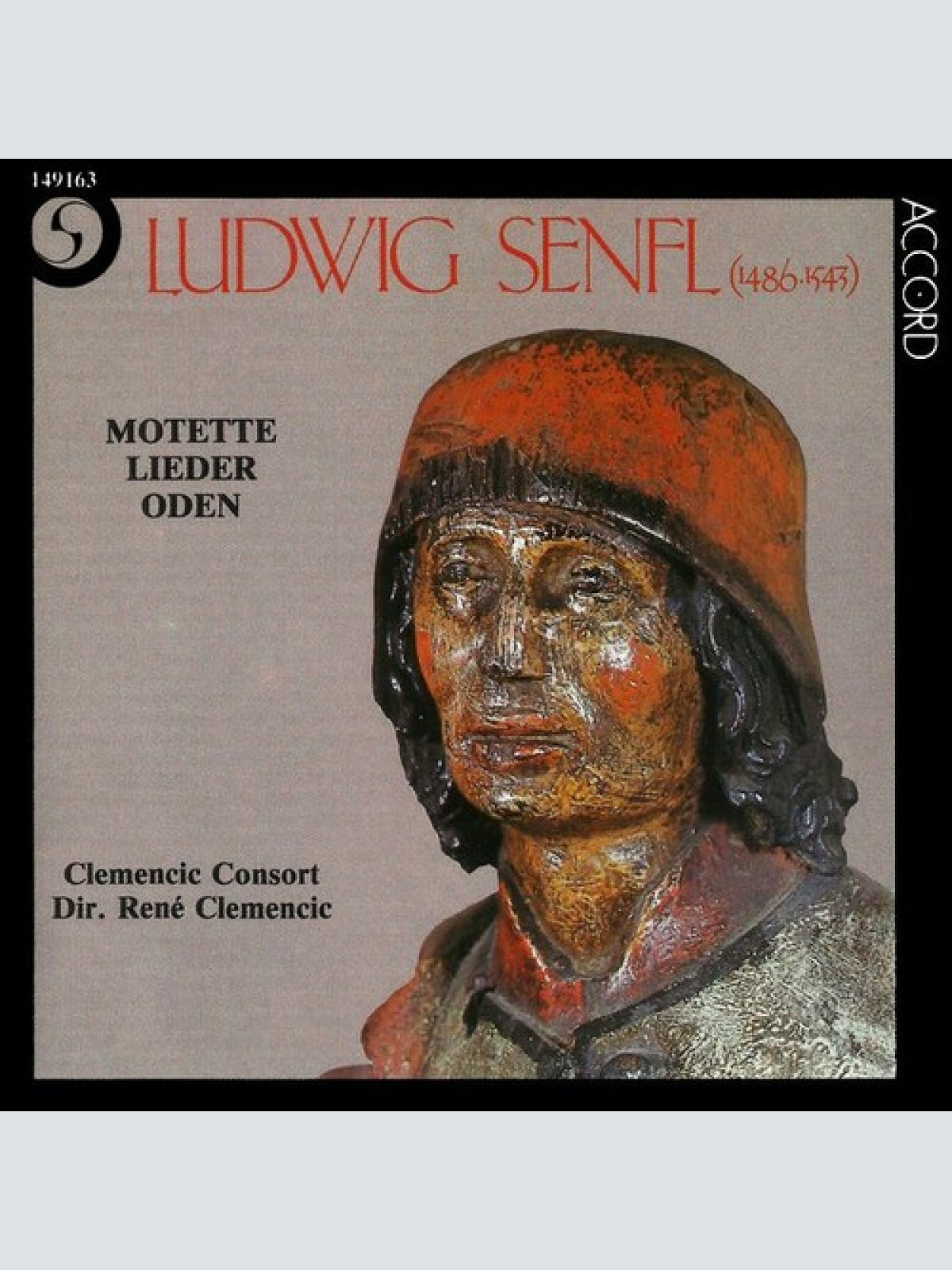 CD, Album Ludwig Senfl, Clemencic Consort - Dir. René Clemencic - Motette / L...
