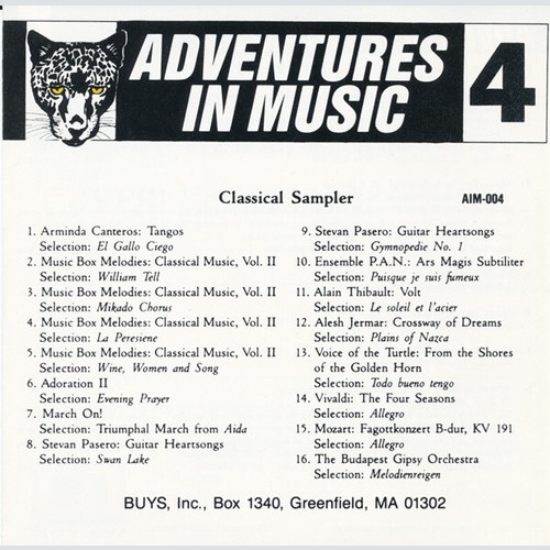 CD, Promo, Smplr Various - Classical Sampler