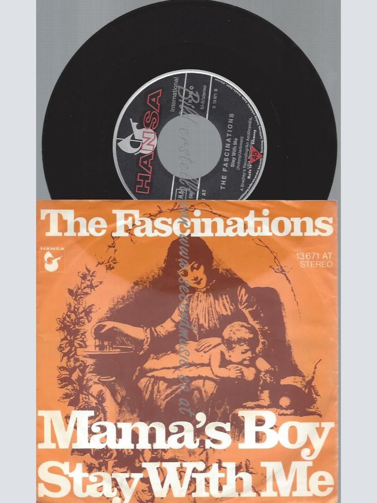 7" The Fascinations   – Mama's Boy