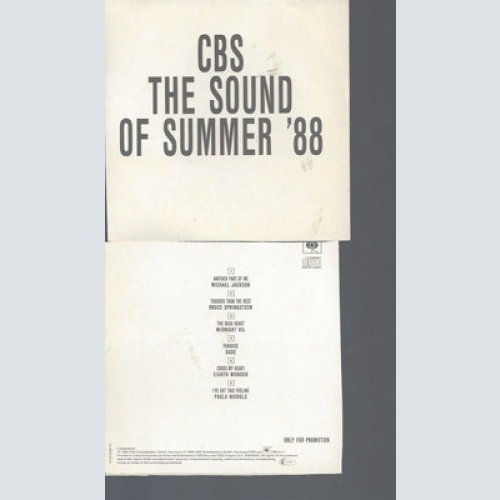 CD--CBS PROMO //MICHAEL JACKSON --SPRINGSTEEN MIDNIGHT OIL //3" CD