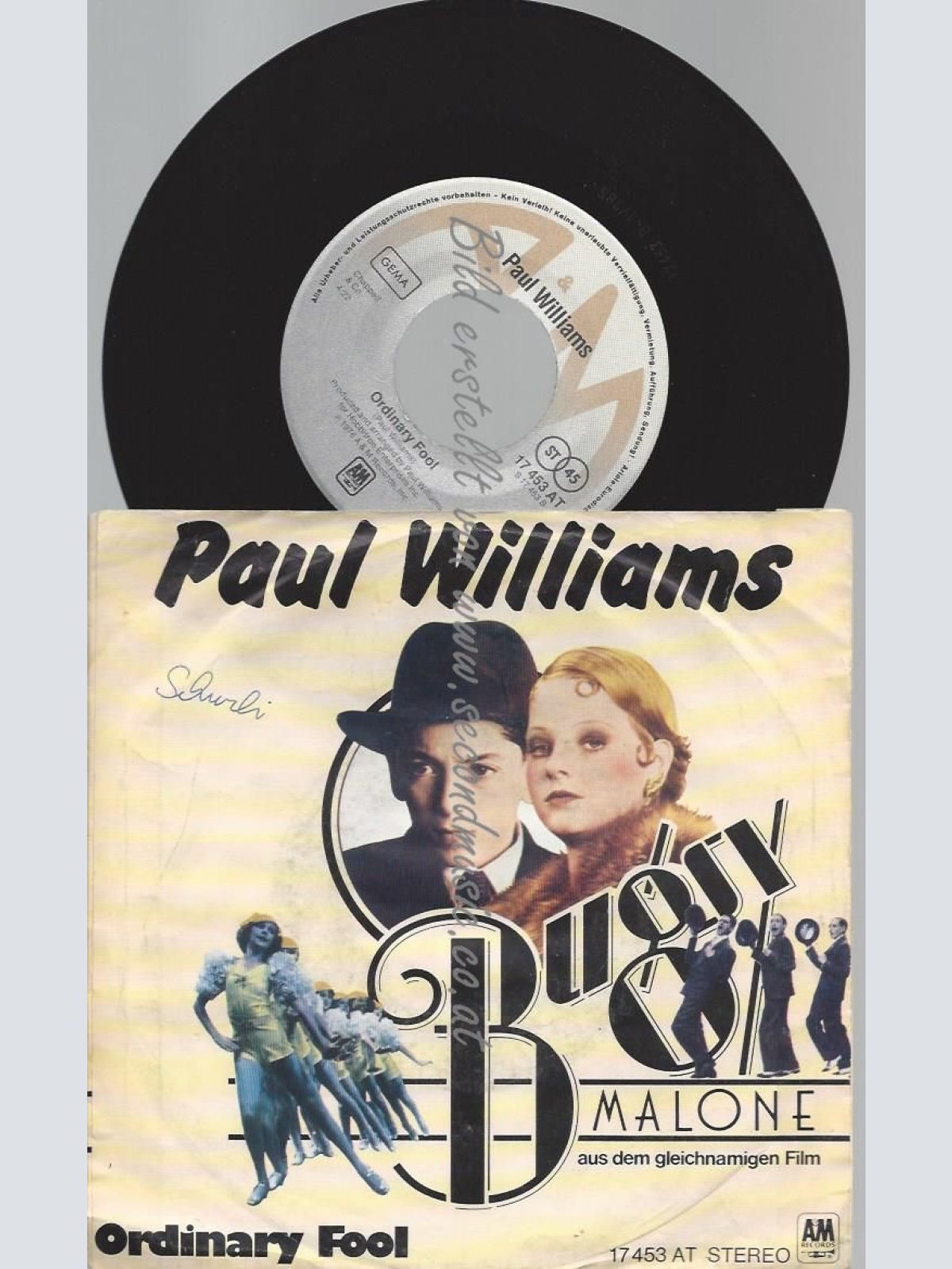 7" Paul Williams  – Bugsy Malone